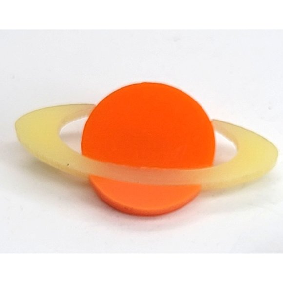 Vintage Seven Pin Brooch Lot Round Rabbit Dinosaur Jupiter Cook 1970s CT525 - Picture 3 of 16